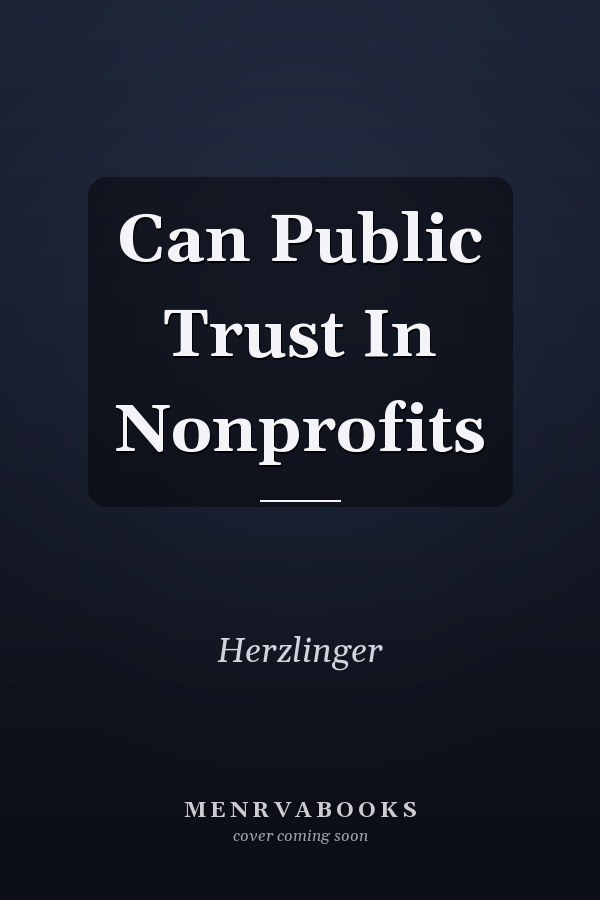 Can Public Trust in Nonprofits