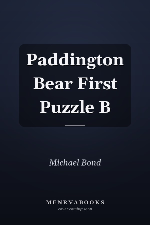 Paddington Bear First Puzzle B