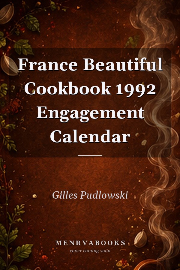 France Beautiful Cookbook 1992 Engagement Calendar