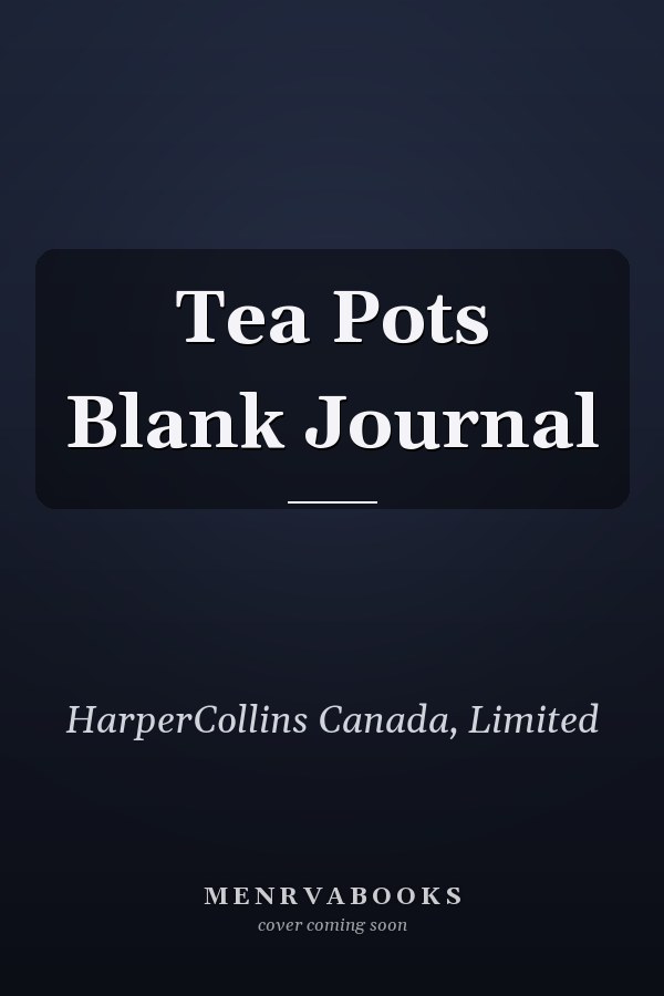 Tea Pots Blank Journal
