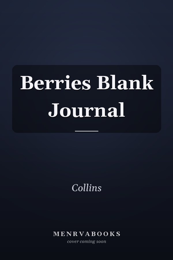 Berries Blank Journal