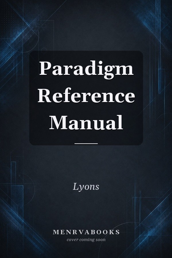 Paradigm Reference Manual