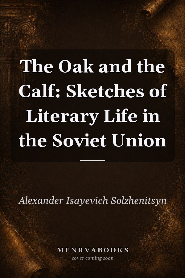 The Oak and the Calf: Sketches of Literary Life in the Soviet Union