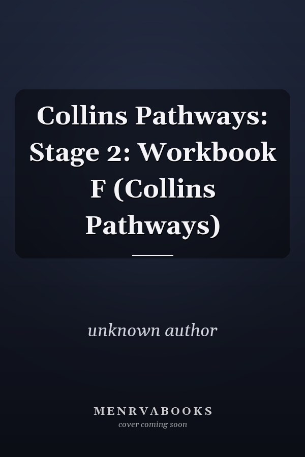 Collins Pathways: Stage 2: Workbook F (Collins Pathways)