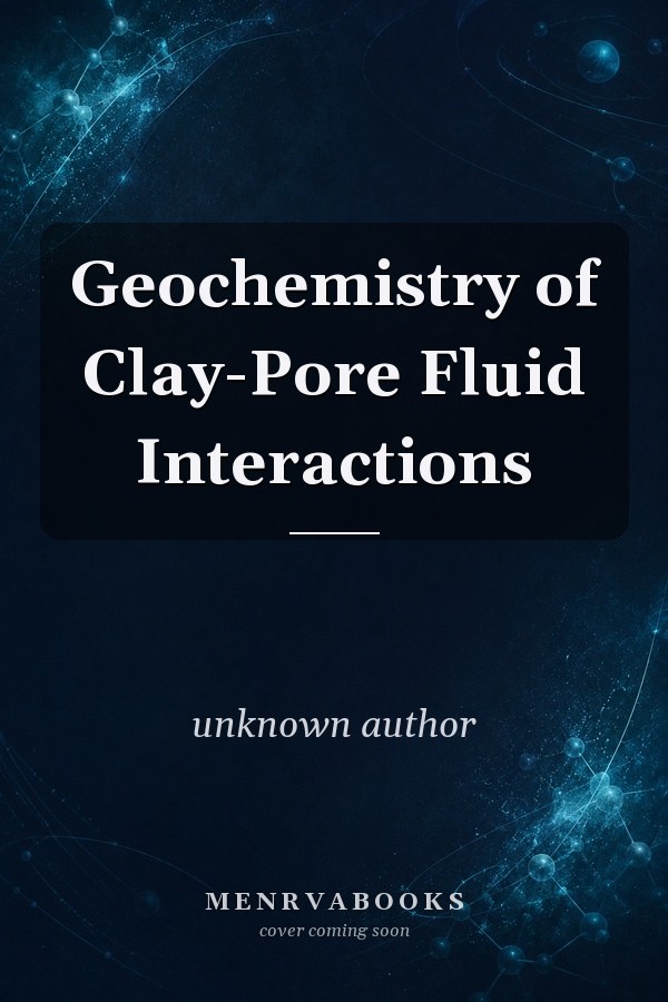 Geochemistry of Clay-Pore Fluid Interactions