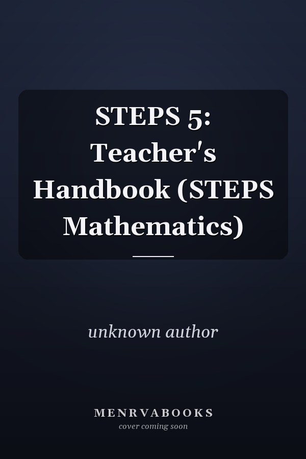 STEPS 5: Teacher's Handbook (STEPS Mathematics)