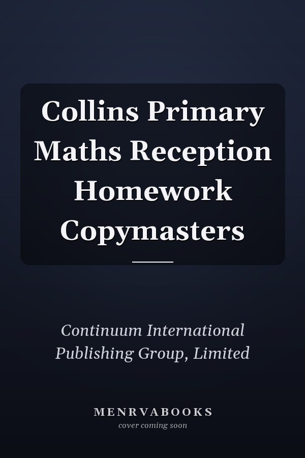 Collins Primary Maths Reception Homework Copymasters