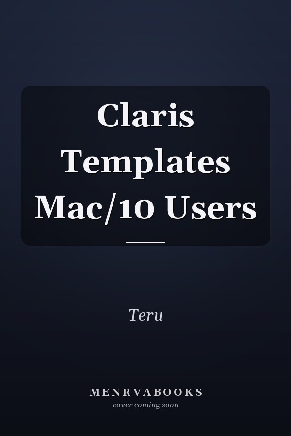Claris Templates: Mac/10 Users