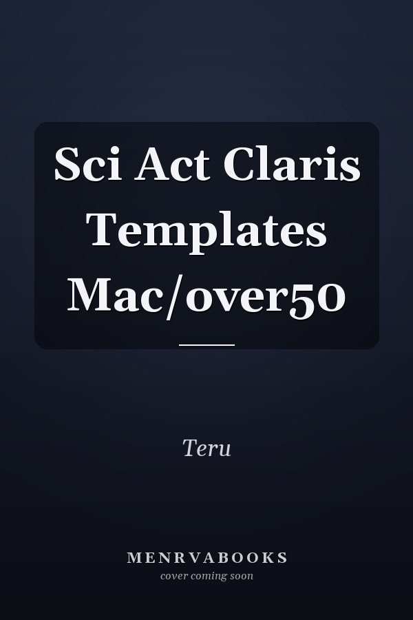 Sci Act Claris Templates Mac/over50