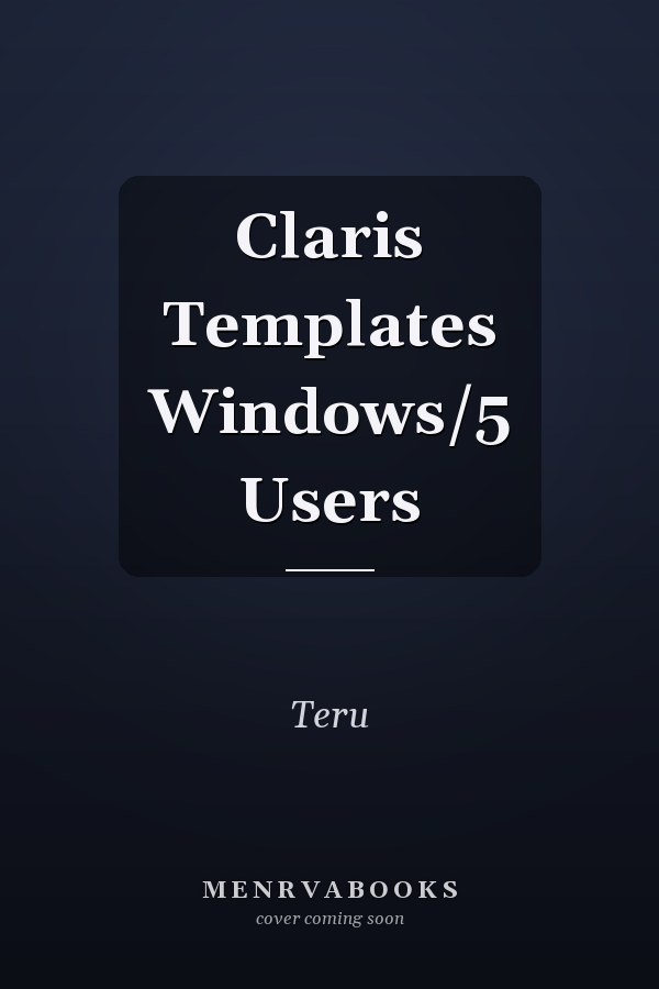 Claris Templates Windows/5 Users