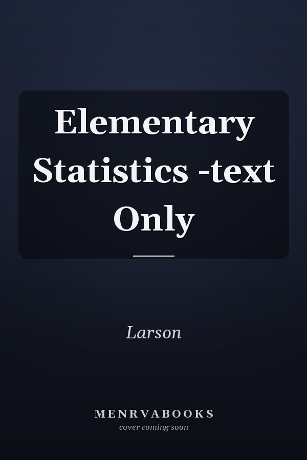 Elementary Statistics