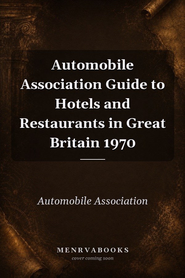 Automobile Association Guide to Hotels and Restaurants in Great Britain 1970