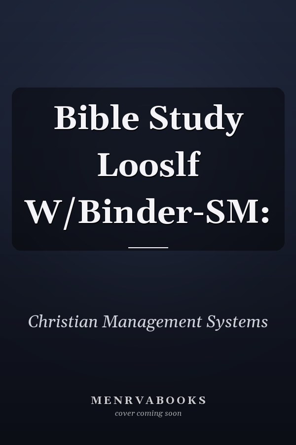 Bible Study Loose-Leaf with Binder: Small