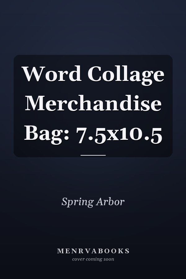 Word Collage Merchandise Bag
