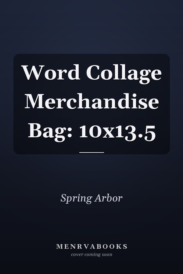 Word Collage Merchandise Bag: 10x13.5