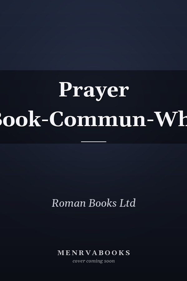 Prayer Book-Commun-Wht