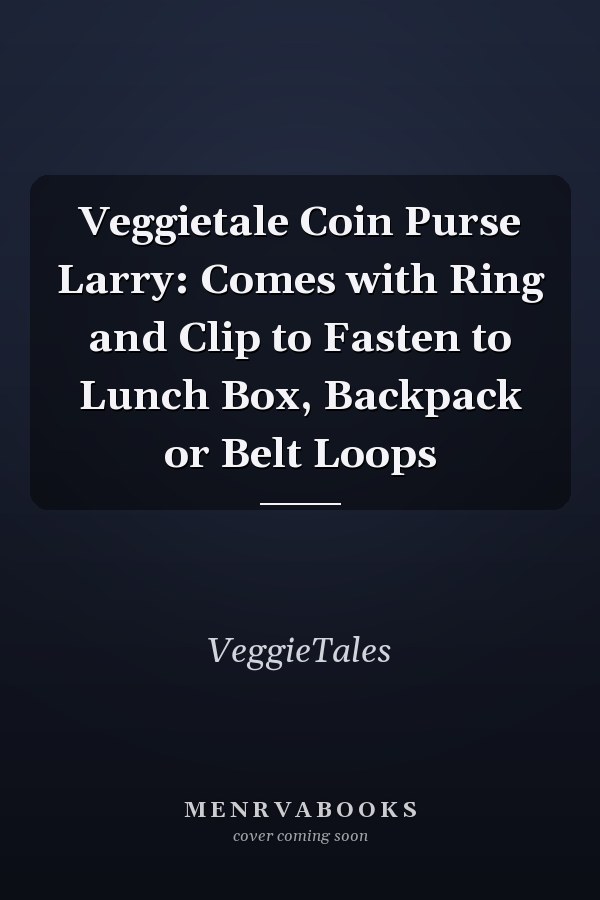 Veggietale Coin Purse Larry: Comes with Ring and Clip to Fasten to Lunch Box, Backpack or Belt Loops