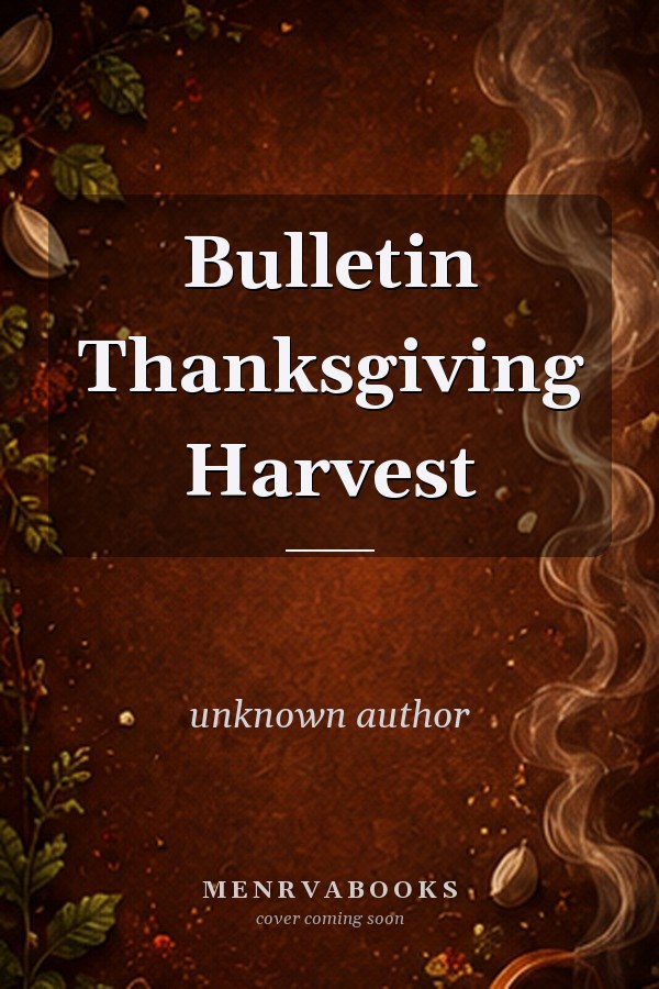 Bulletin Thanksgiving Harvest
