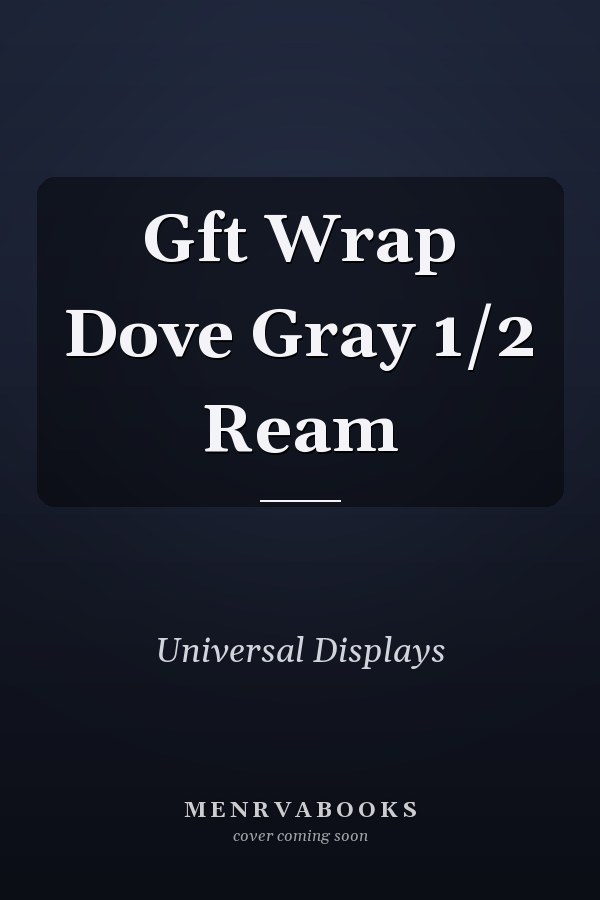 Gift Wrap Dove Gray 1/2 Ream