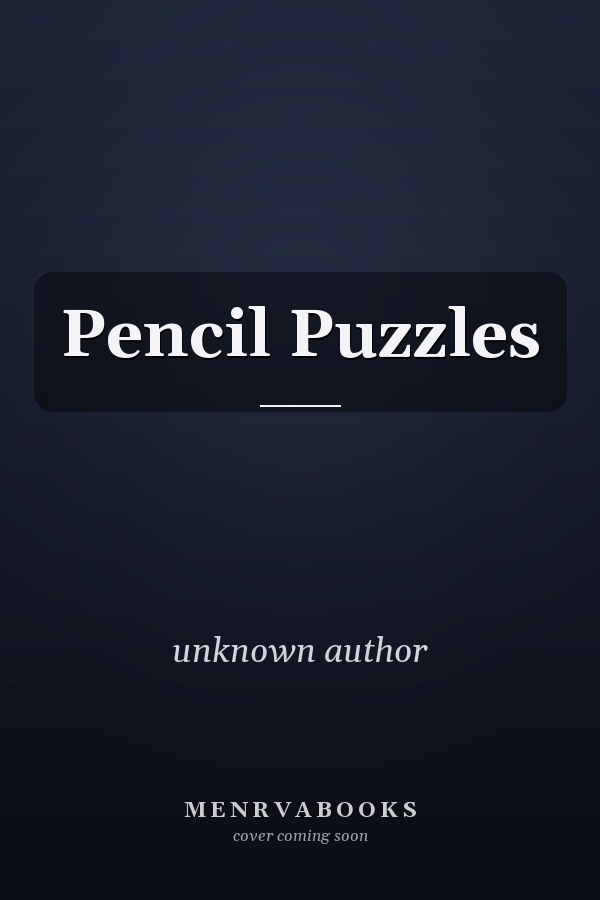 Pencil Puzzles