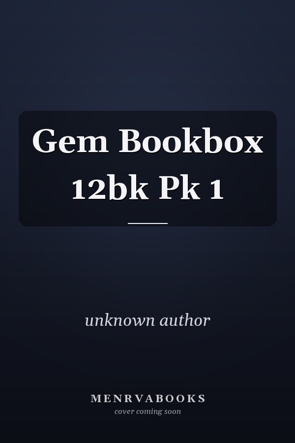 Gem Bookbox 12bk Pk 1