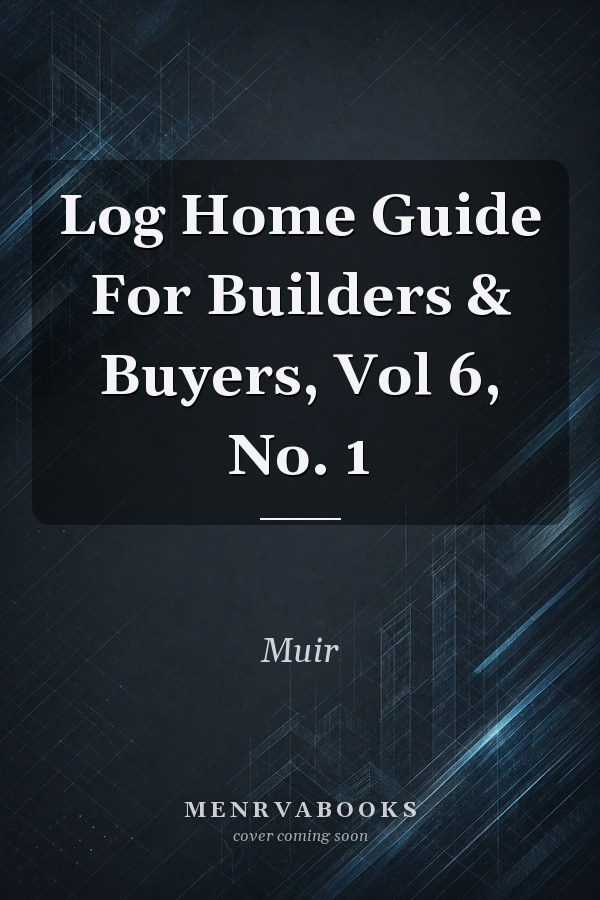 Log Home Guide For Builders & Buyers, Vol 6, No. 1