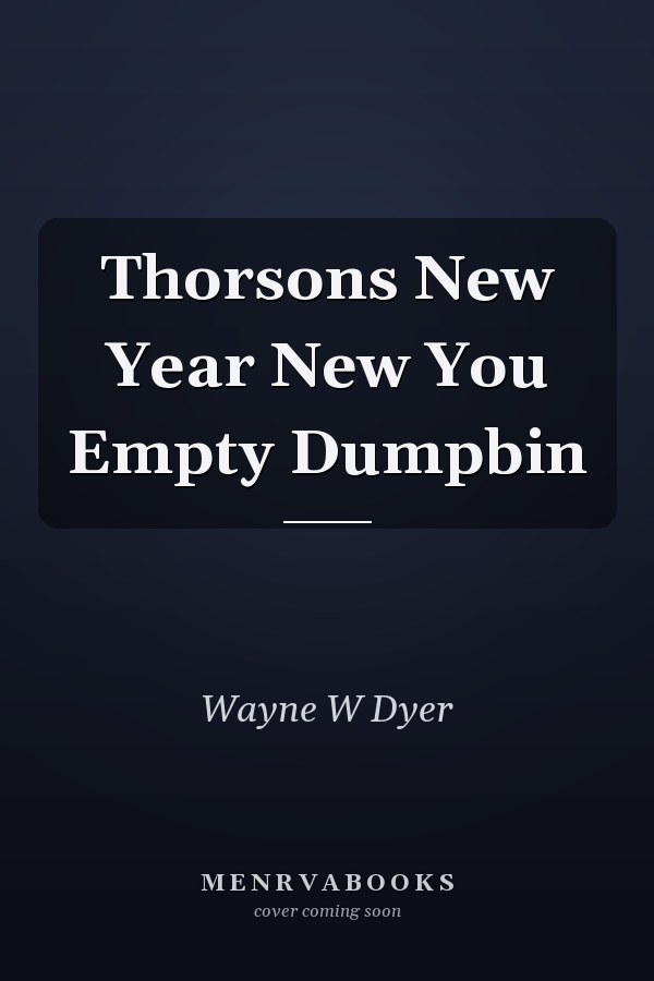 Thorsons New Year New You Empty Dumpbin