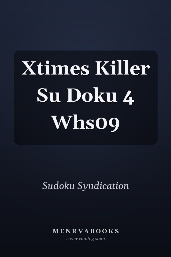 Xtimes Killer Sudoku 4