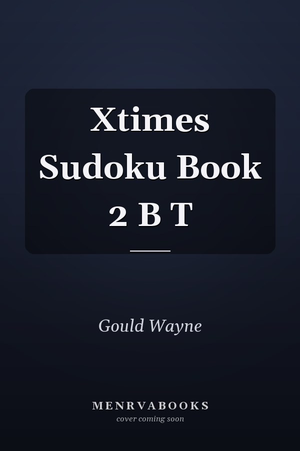 Xtimes Sudoku Book 2