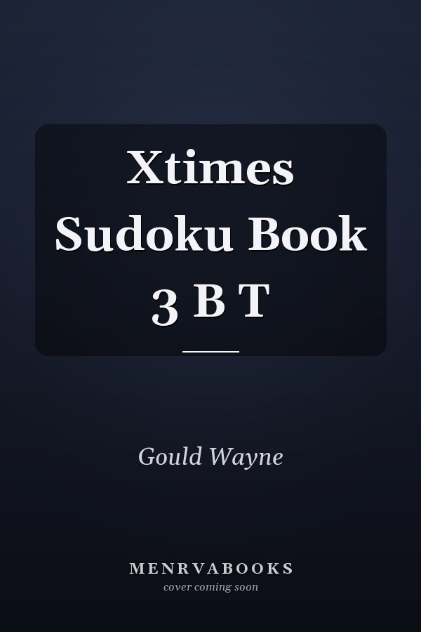 Xtimes Sudoku Book 3 B T