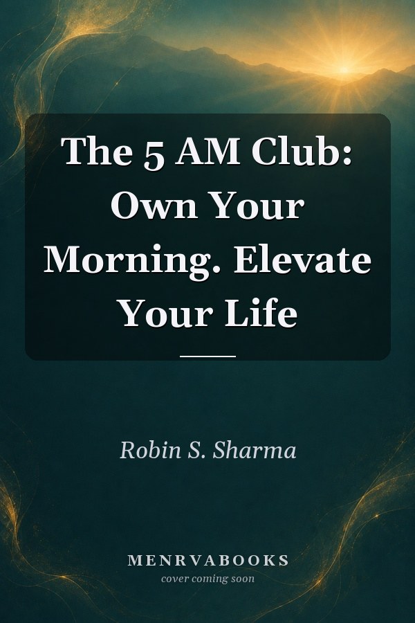 The 5 AM Club: Own Your Morning. Elevate Your Life