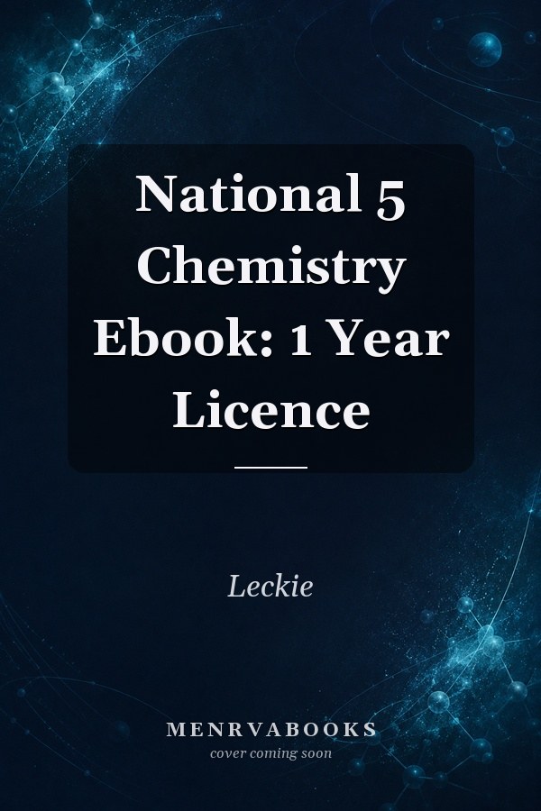 National 5 Chemistry Ebook: 1 Year Licence