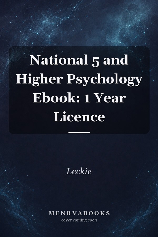 National 5 and Higher Psychology Ebook: 1 Year Licence