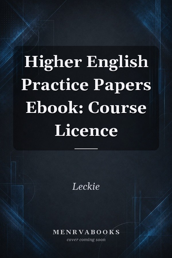 Higher English Practice Papers Ebook: Course Licence