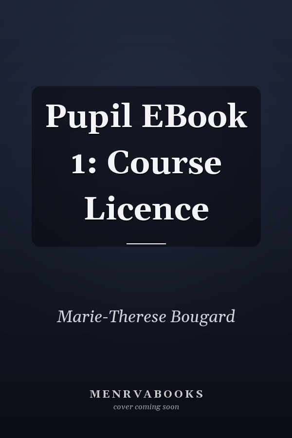 Pupil EBook 1: Course Licence