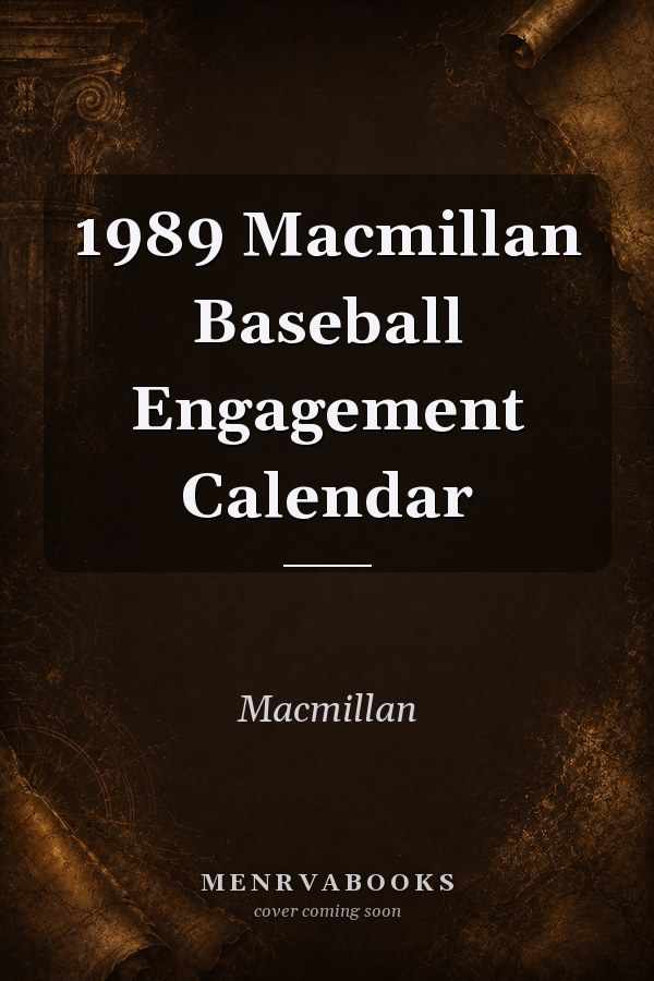 1989 Macmillan Baseball Engagement Calendar