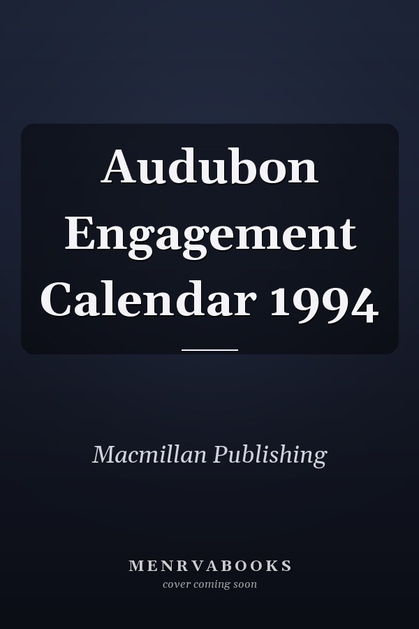 Audubon Engagement Calendar 1994