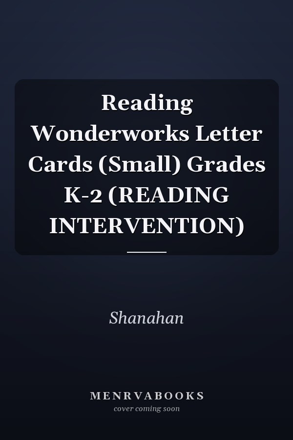 Reading Wonderworks Letter Cards (Small) Grades K-2 (READING INTERVENTION)