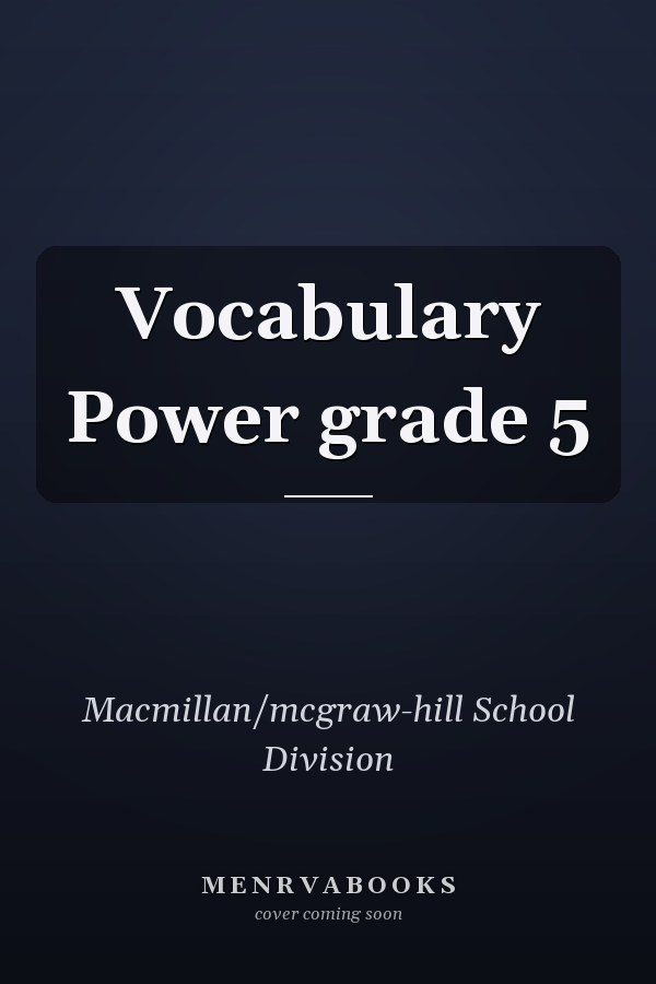 Vocabulary Power grade 5