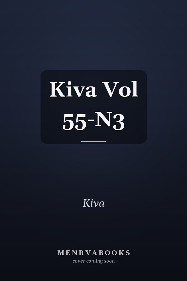 Kiva Vol 55-N3