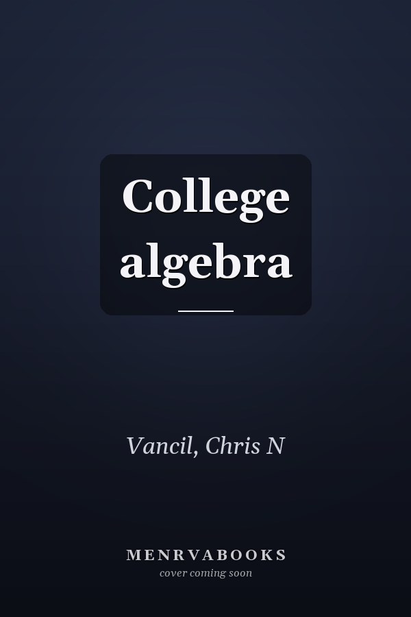 College algebra