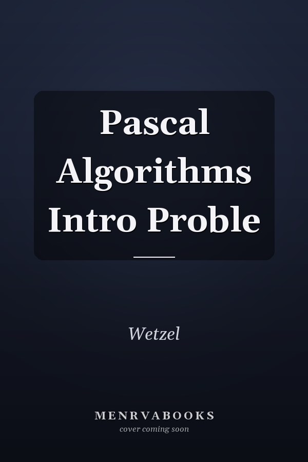 Pascal Algorithms Intro Proble