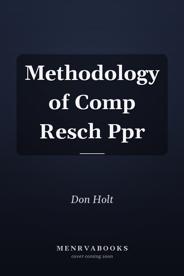 Methodology of Comp Resch Ppr