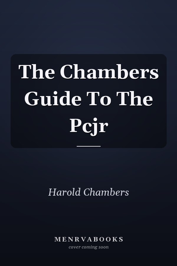 The Chambers Guide To The Pcjr