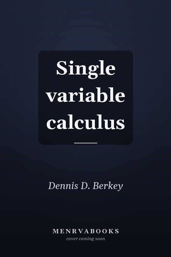 Single variable calculus
