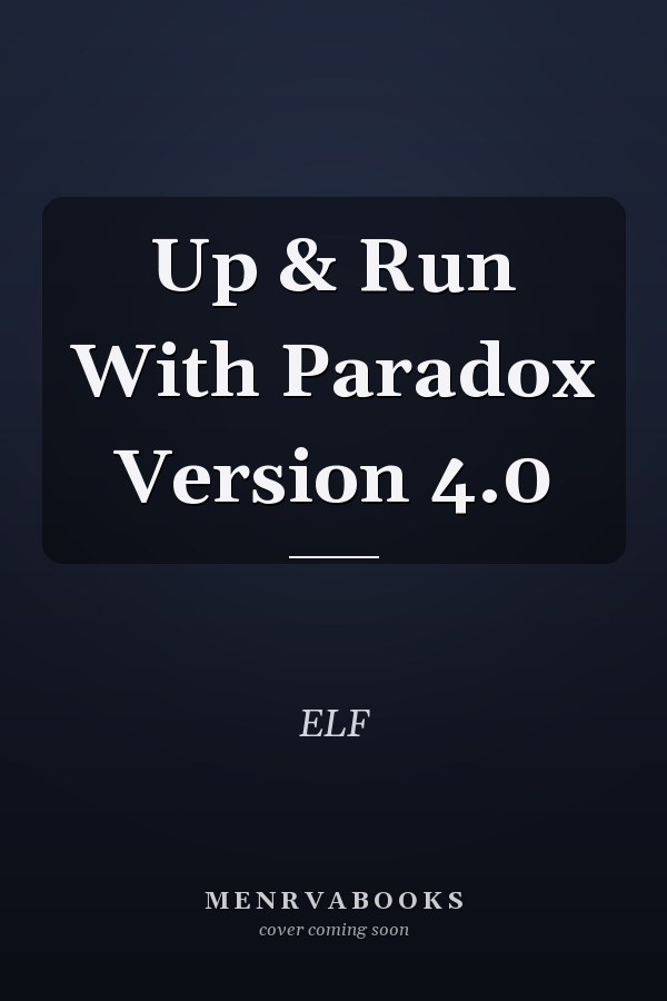Up & Run With Paradox Version 4.0
