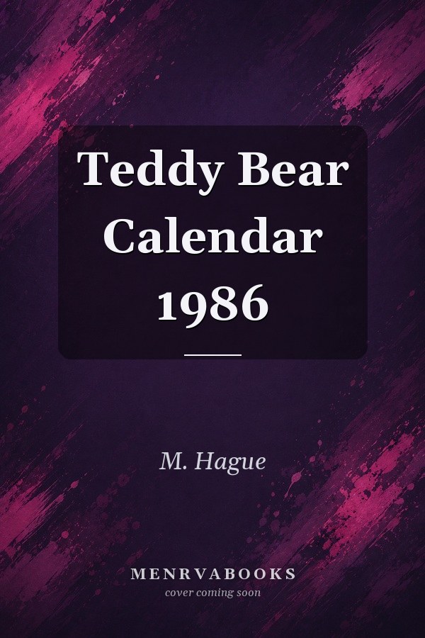 Teddy Bear Calendar 1986