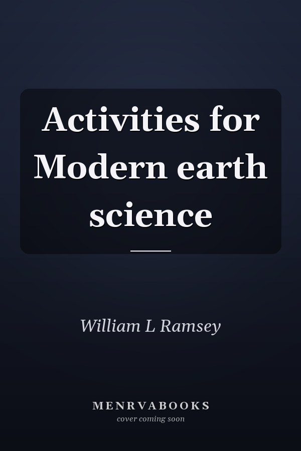 Activities for Modern earth science