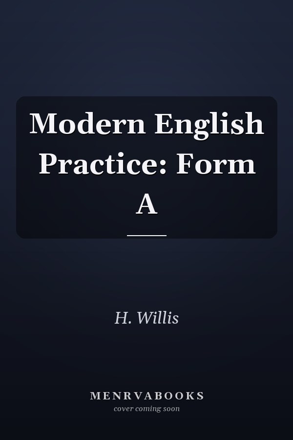 Modern English Practice: Form A