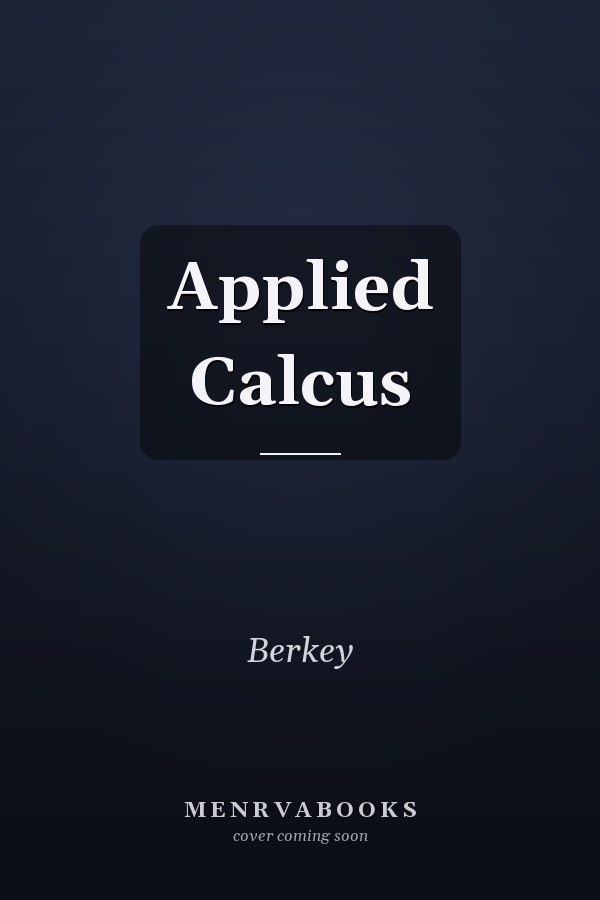 Applied Calcus